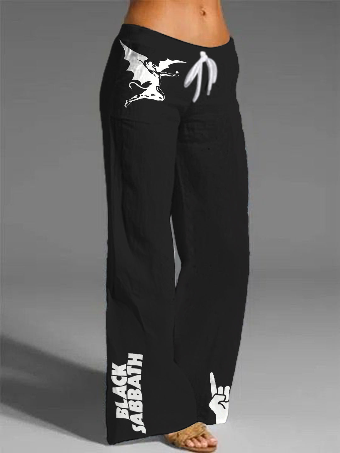 Black Sabbath Women's Printed Casual Pants