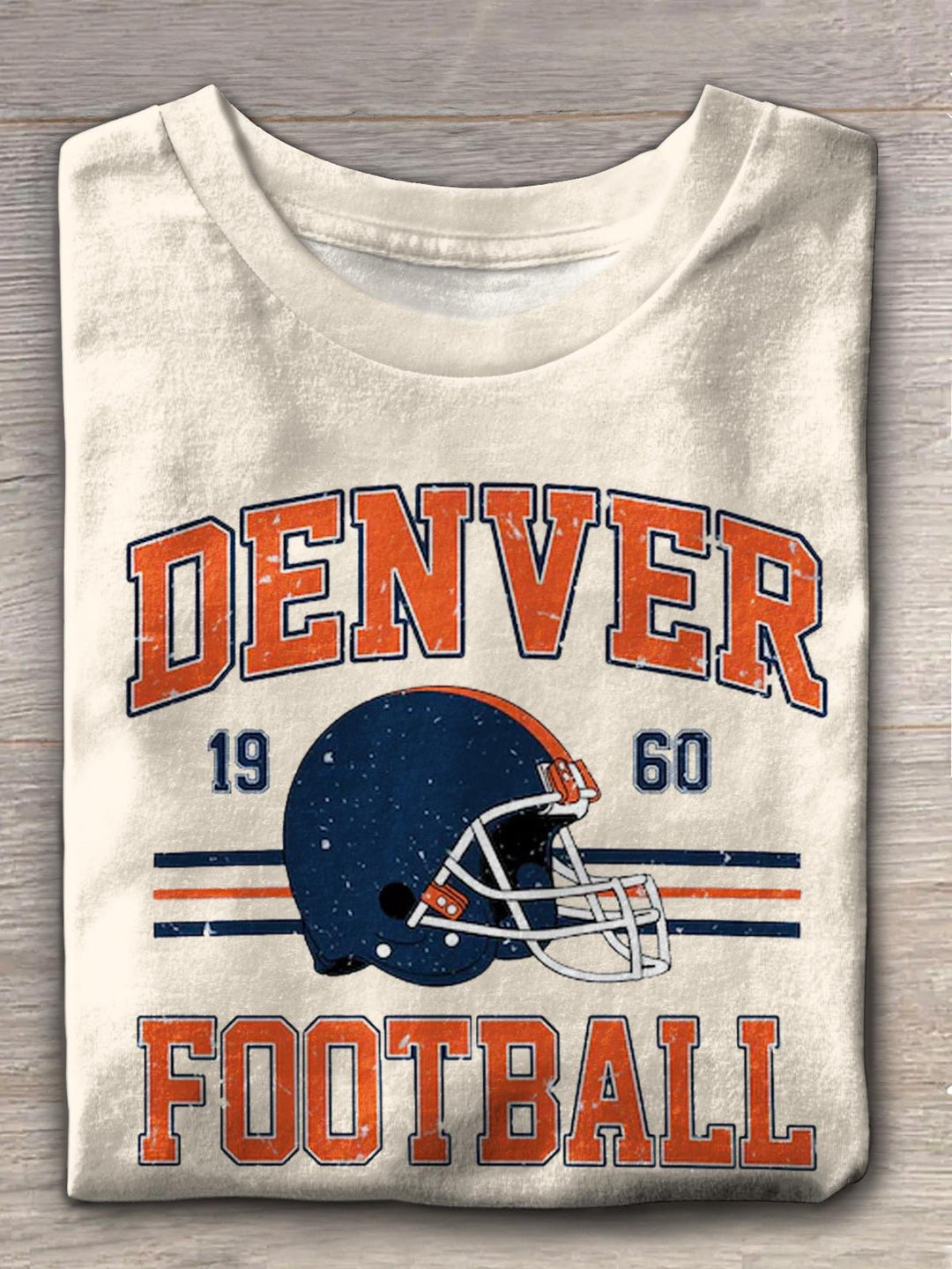 Vintage Denver Football Crew Neck T-shirt