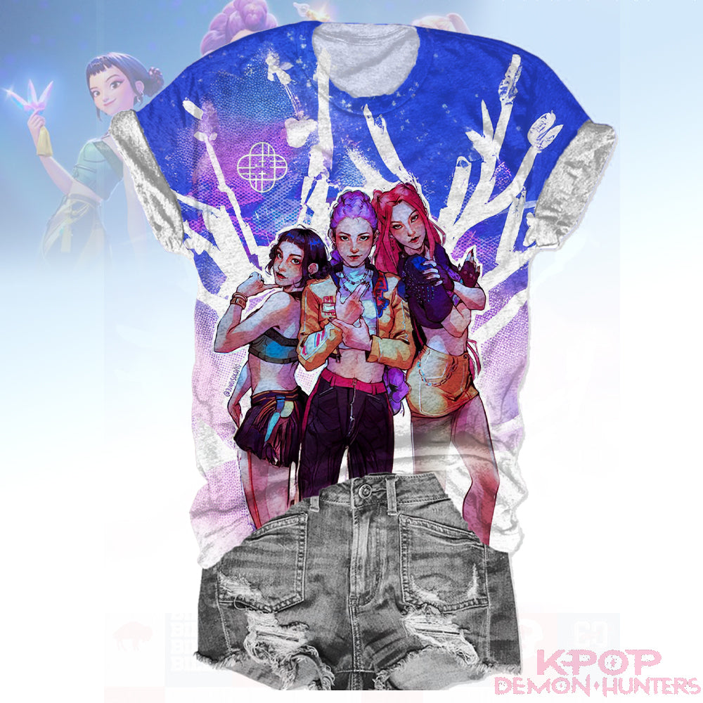 Demon Hunters Crew Neck T-shirt
