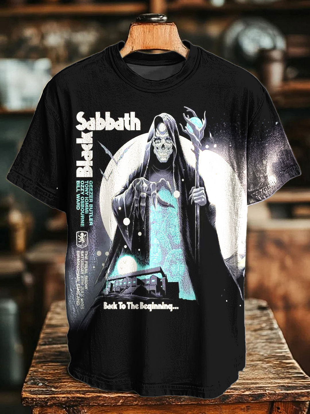 Black Sabbath The Final Show On July 5 2025 Crew Neck T-shirt