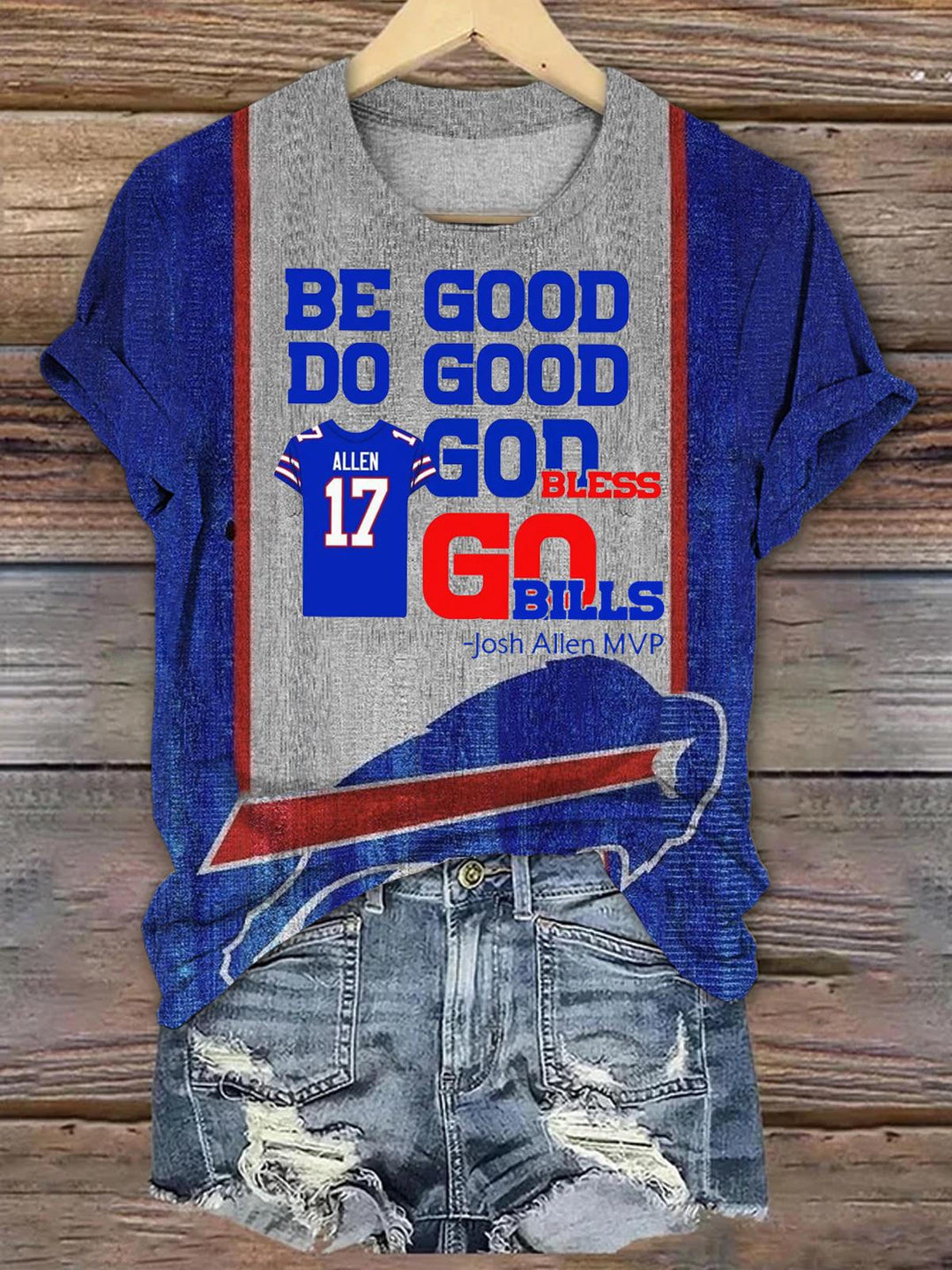 Sei gut, tu Gutes, Gott segne Go Bills T-Shirt