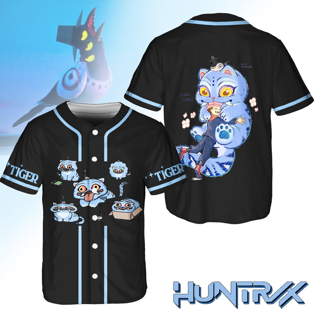 Demon Hunter Tiger Baseball Jersey