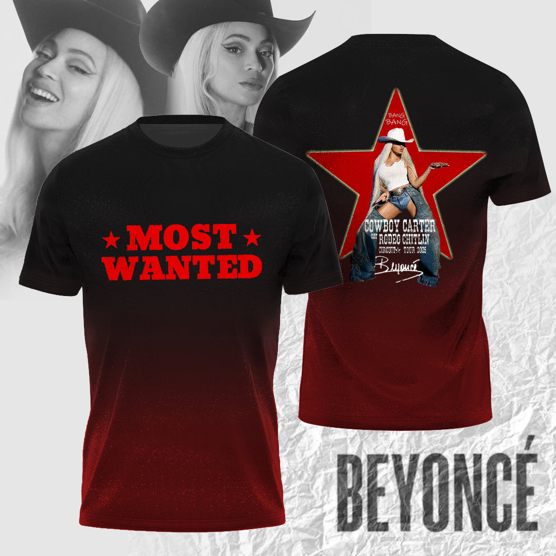 Beyonce Cowboy Carter Tour Crew Neck T-shirt