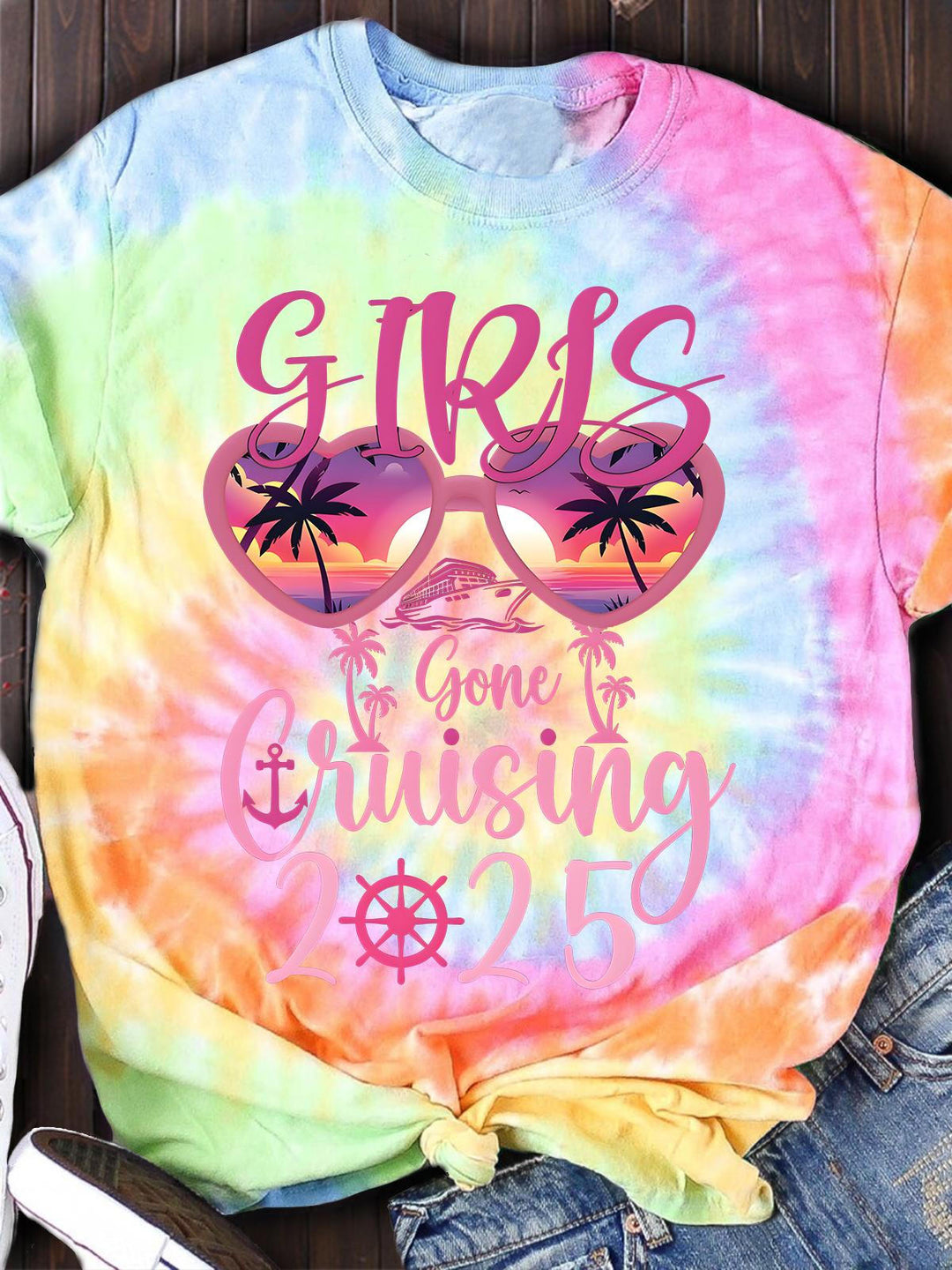 Girls Gone Cruising 2025 Vacation T-shirt