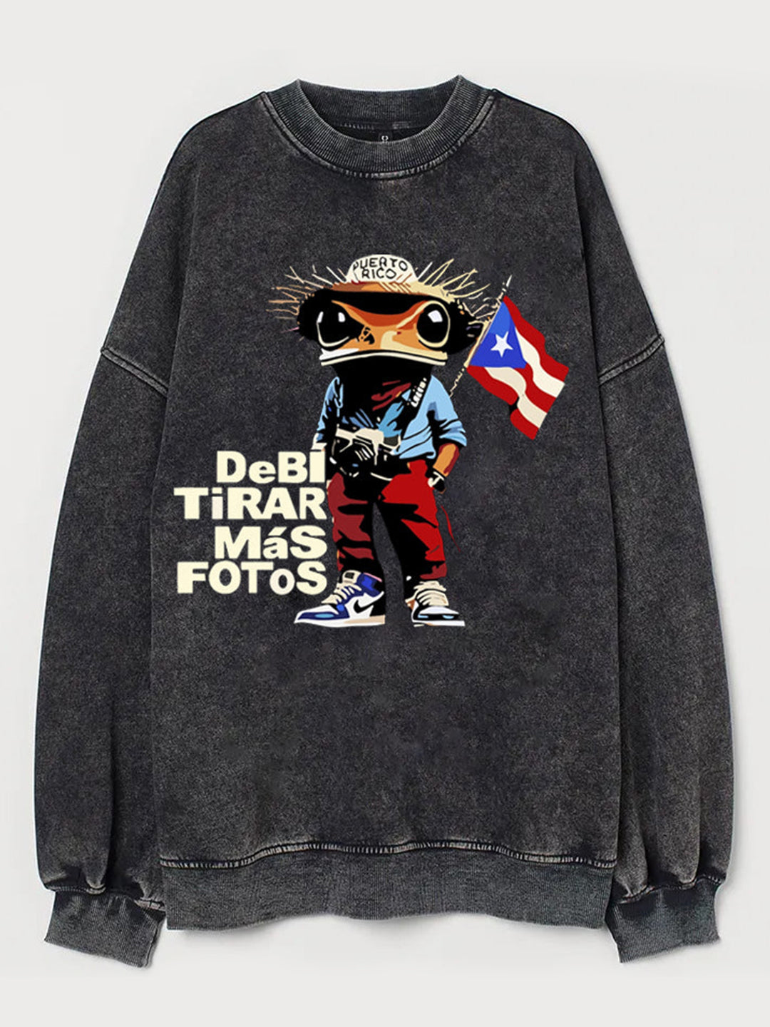 Women's DtmF. Todos Los Cd Bad Bunny Vintage Sweatshirt