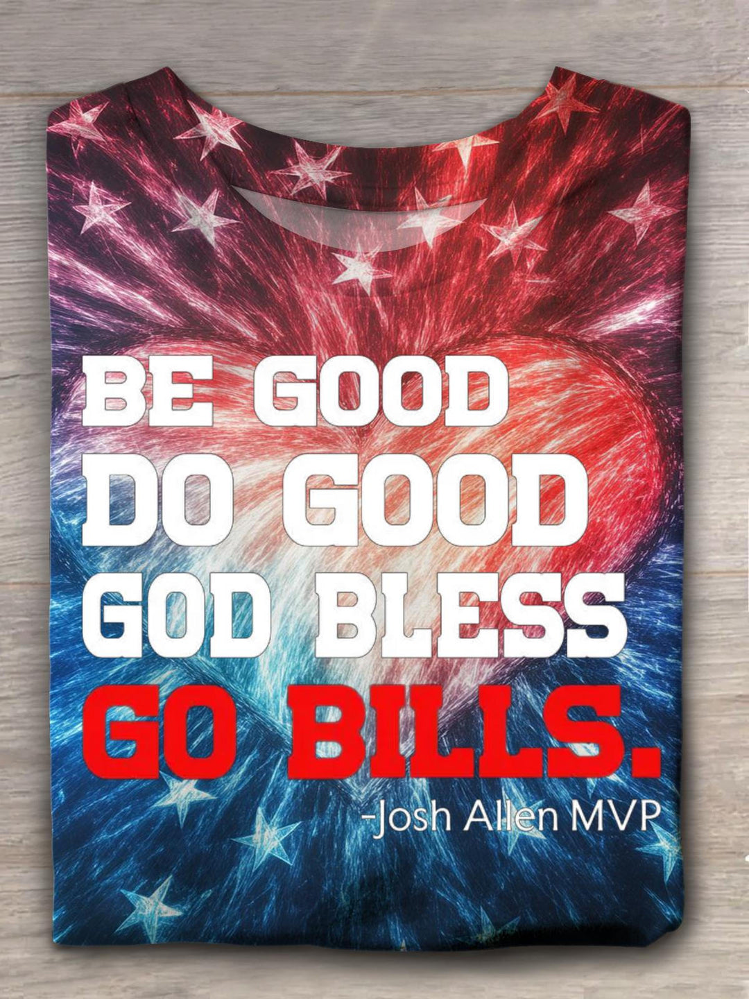 Retro Sei gut, tu Gutes, Gott segne Go Bills T-Shirt
