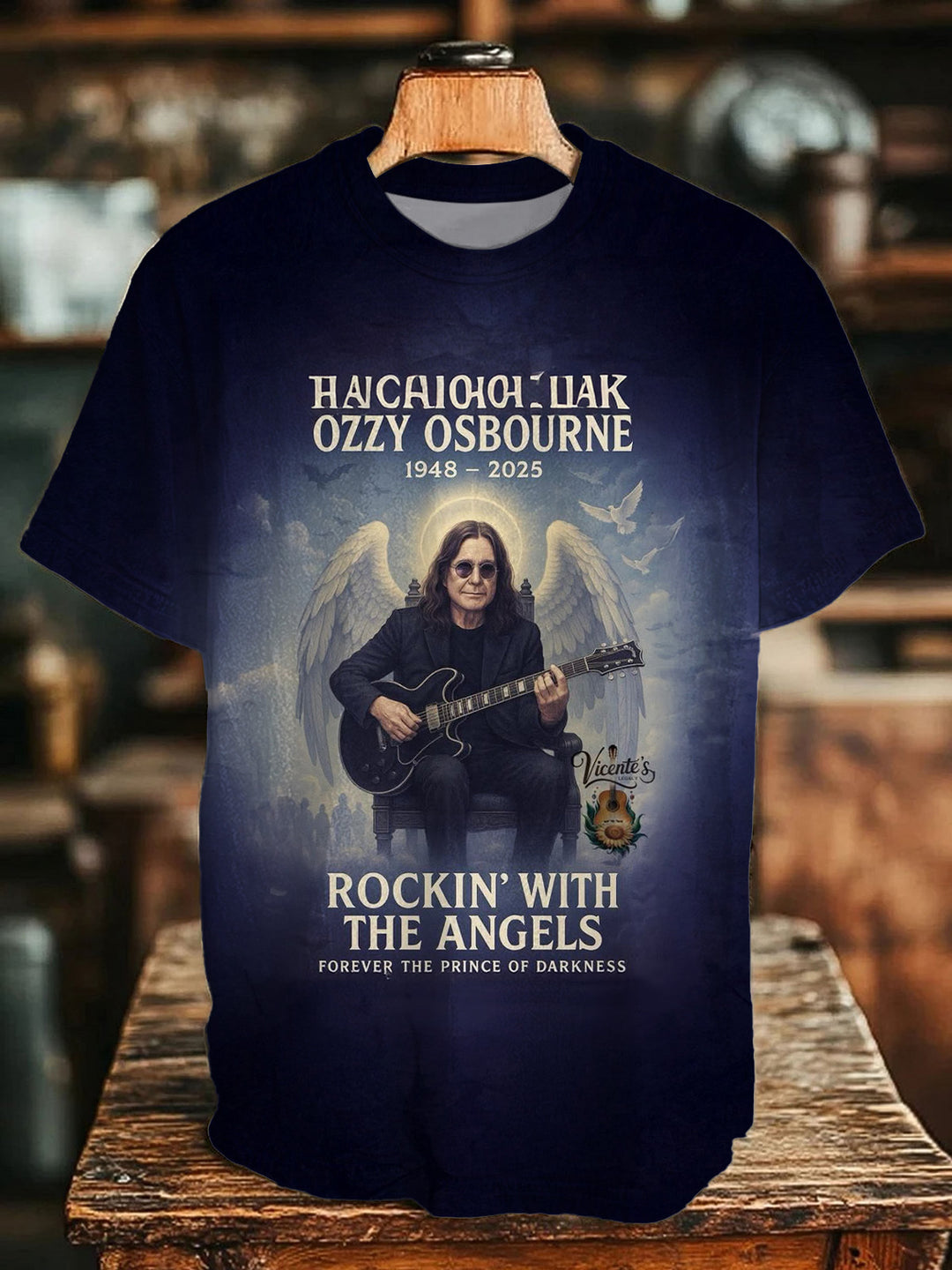 In Memory of Ozzy Osbourne Crew Neck T-shirt