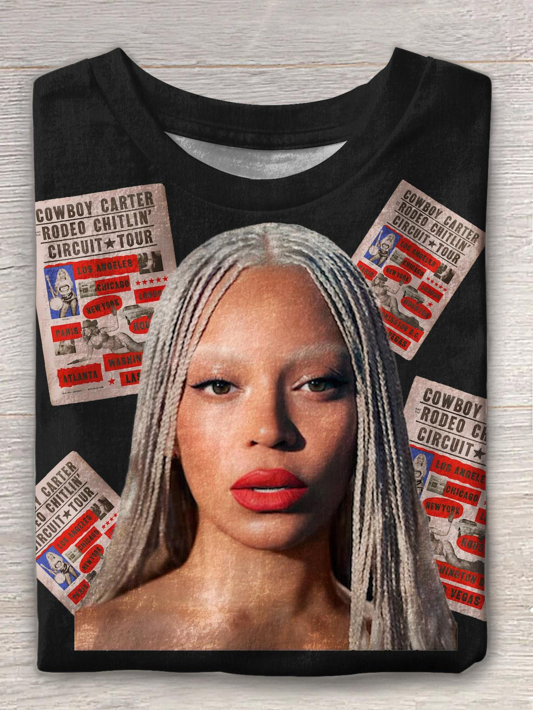 Beyoncé Cowboy Carter Tour Crew Neck T-shirt