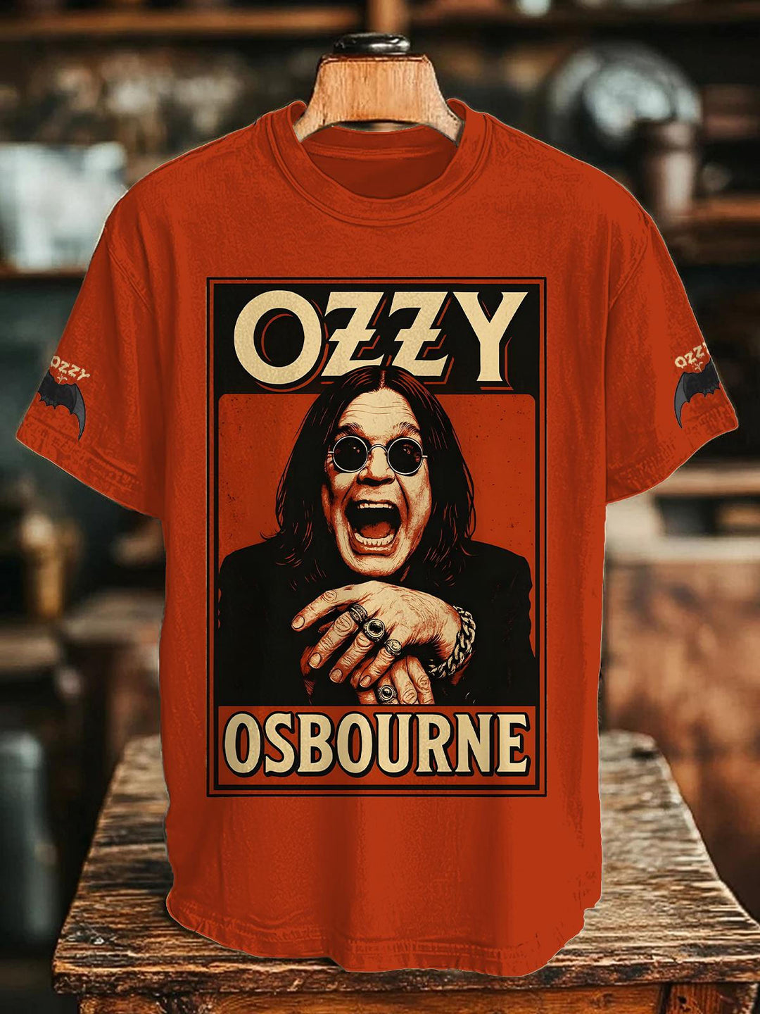 Retro Ozzy Osbourne Crew Neck T-shirt