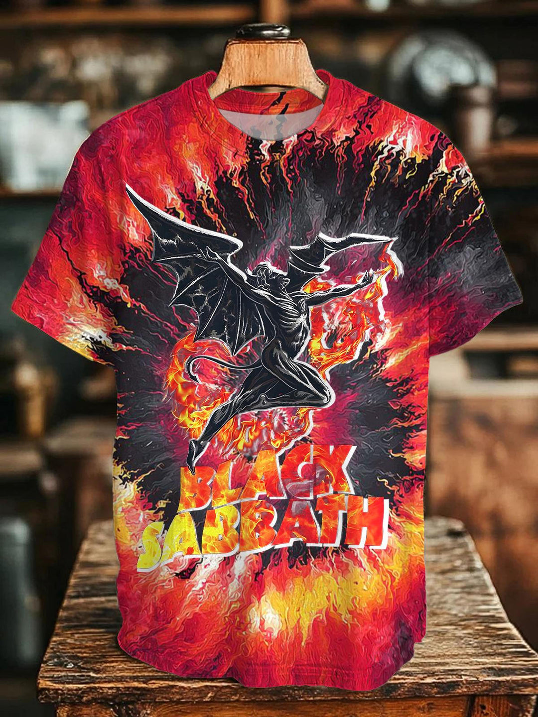 Black Sabbath Tie Dye Crew Neck T-shirt