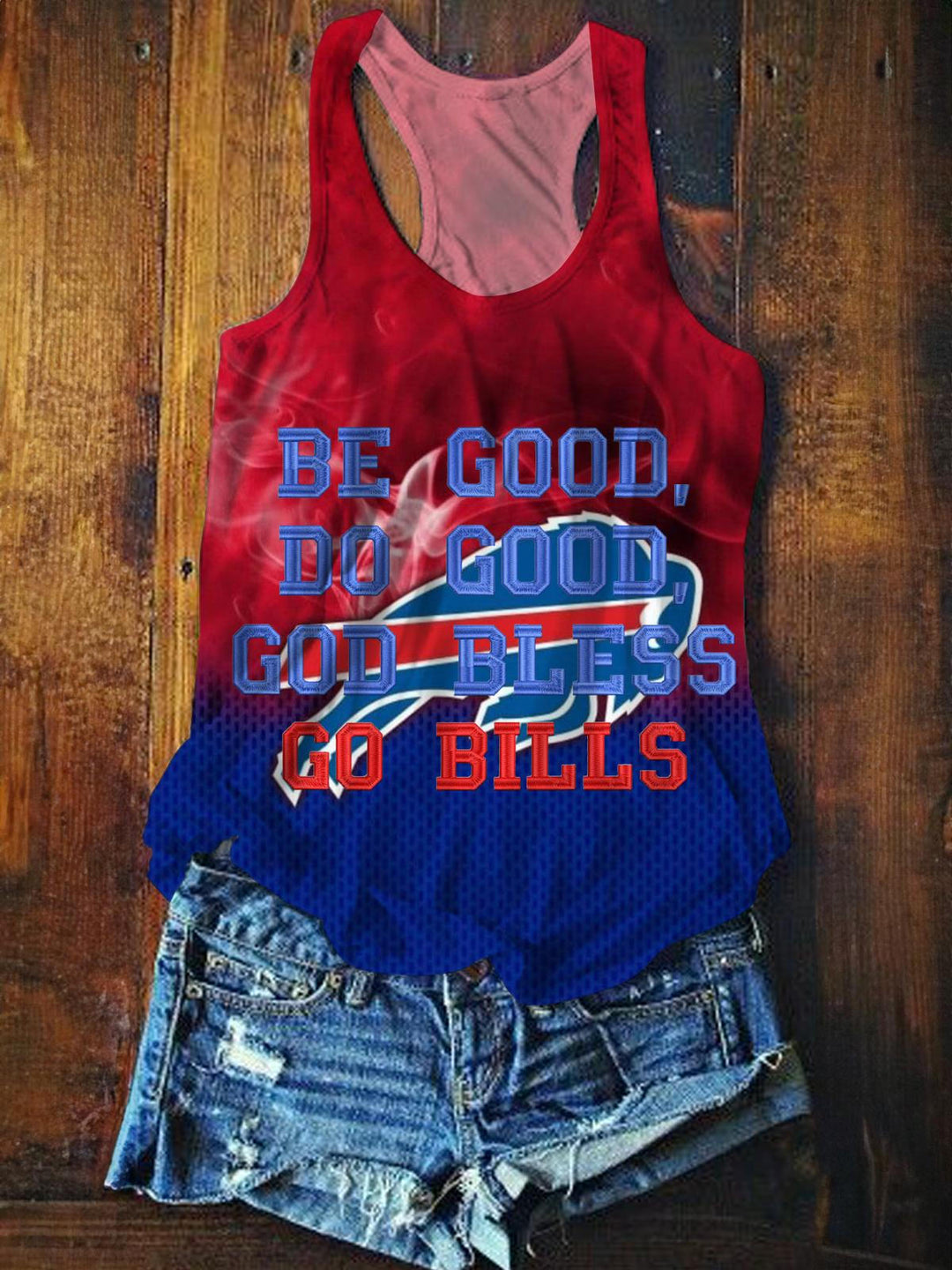 Lässiges Tanktop mit Buffalo Bills-Print