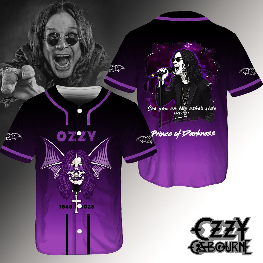 Ozzy Osbourne Baseball Jersey
