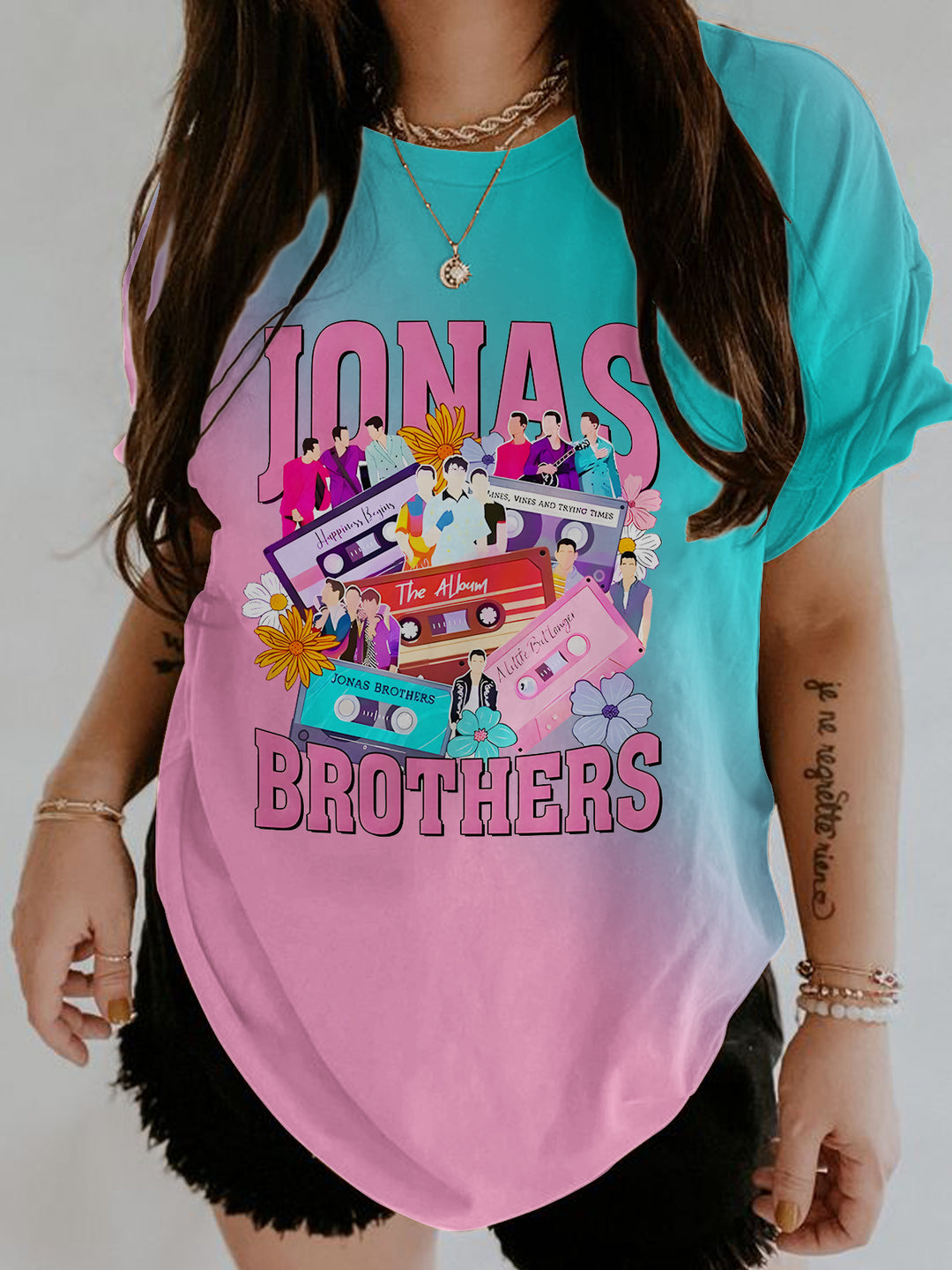 Jonas Brothers Gradient Crew Neck T-shirt