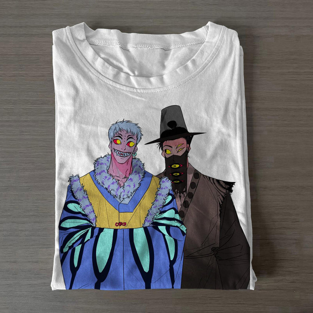Demon Hunter Tiger Crew Neck T-shirts