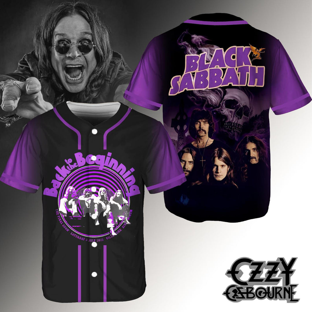 Black Sabbath Baseball Jersey