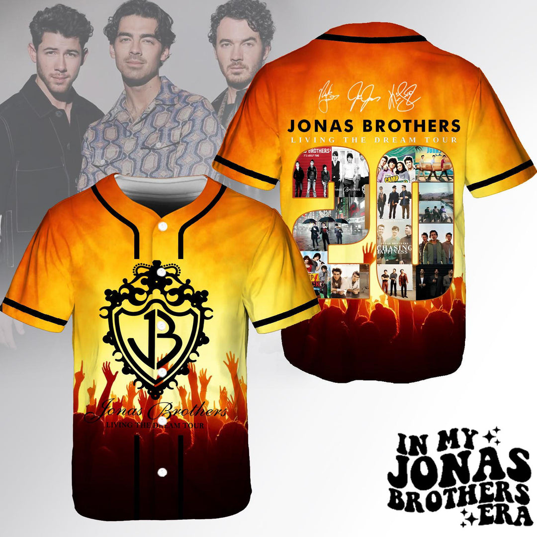 Jonas Brothers Art Baseball Jersey