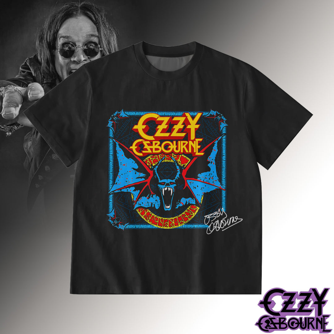 Ozzy Osbourne Crew Neck Cotton T-shirts