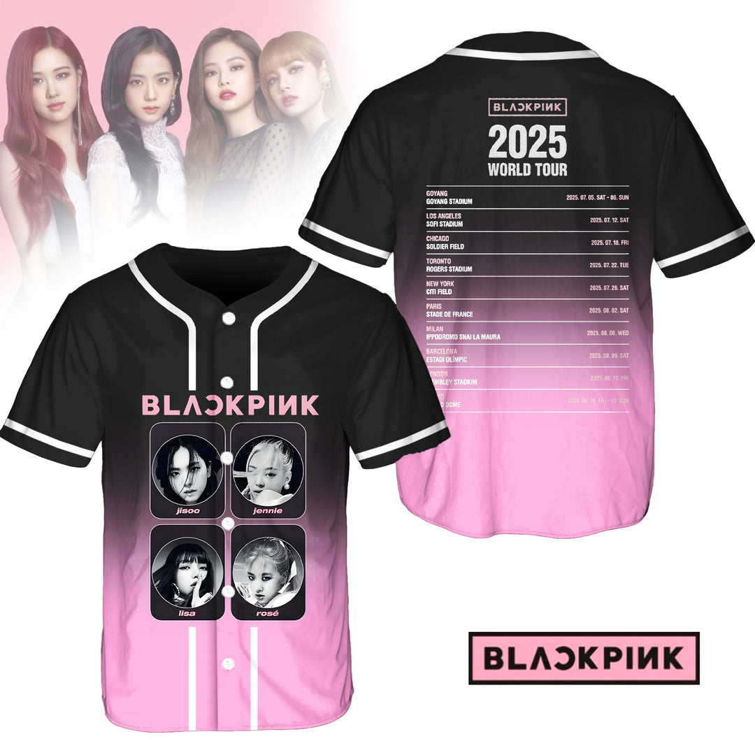 Blackpink Concert Baseball Jersey