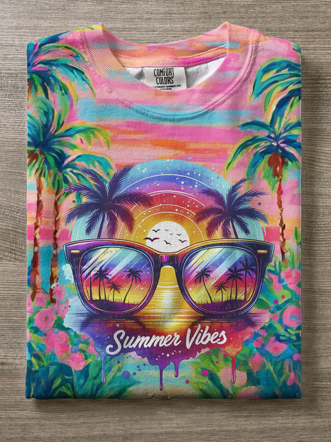Life Is Better At The Beach Crew Neck T-shirt