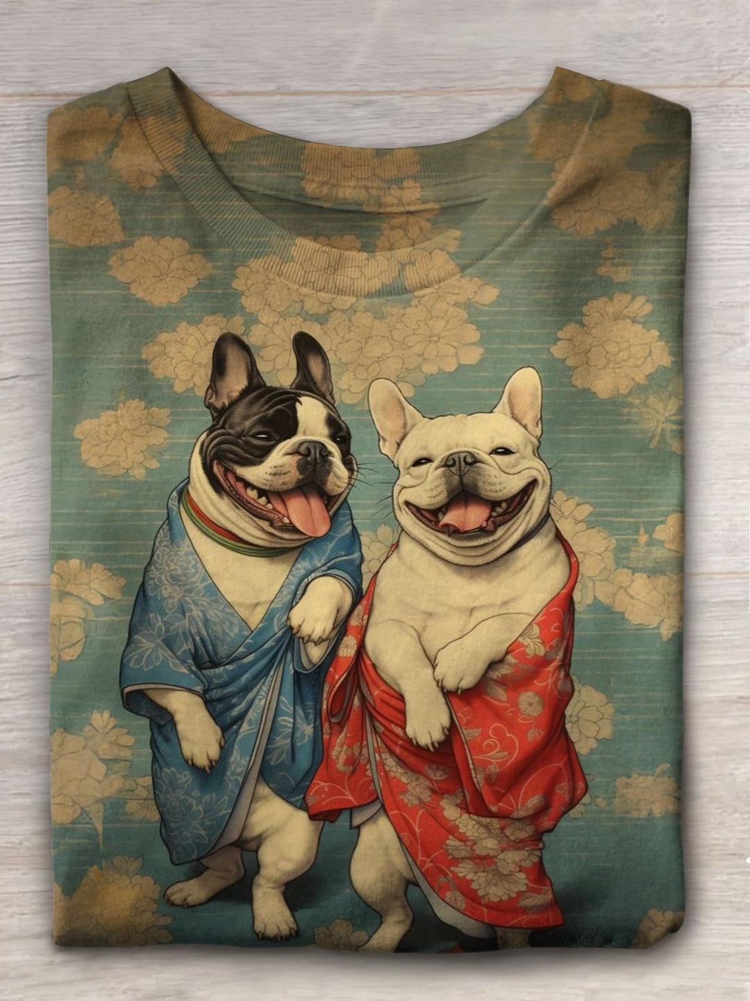 Cute Dog New Clothes Vintage Print T-shirt