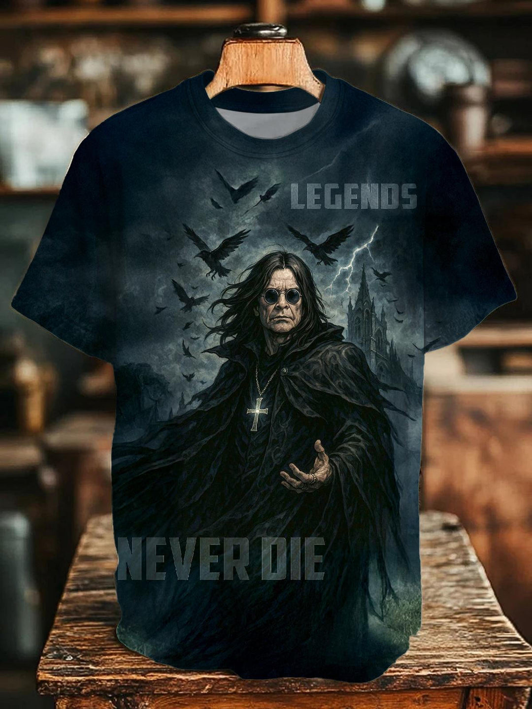 In Memory of Ozzy Osbourne Crew Neck T-shirt