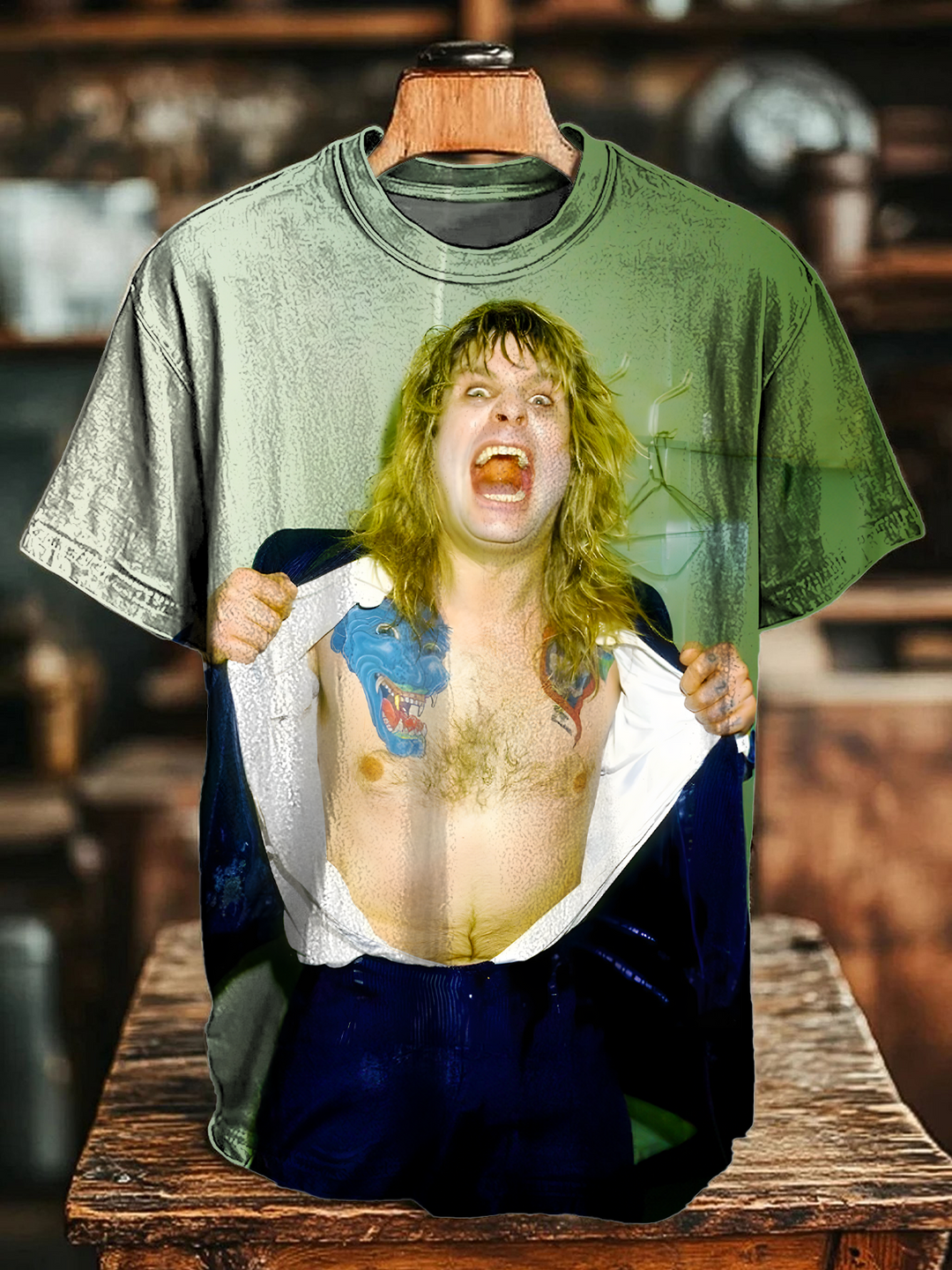 Rest In Peace Ozzy Osbourne Tribute Crew Neck T-shirt