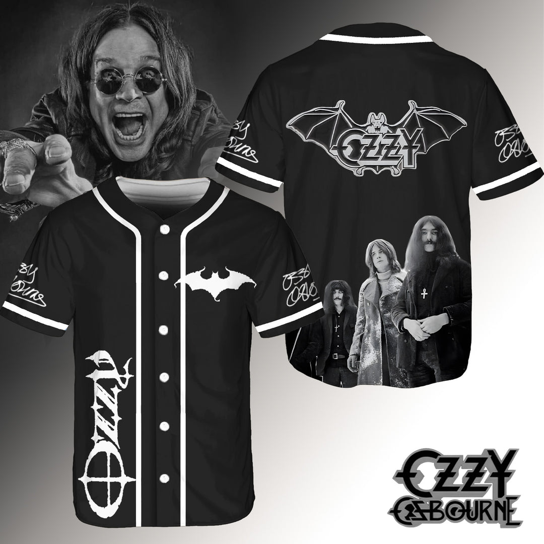 Ozzy Osbourne Baseball Jersey