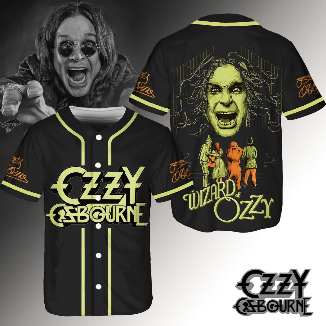Ozzy Osbourne Baseball Jersey