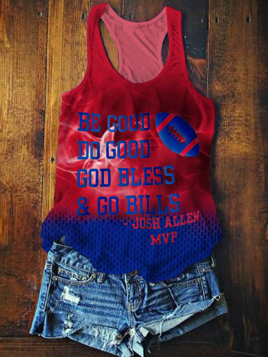 Lässiges Tanktop mit Buffalo Bills-Print