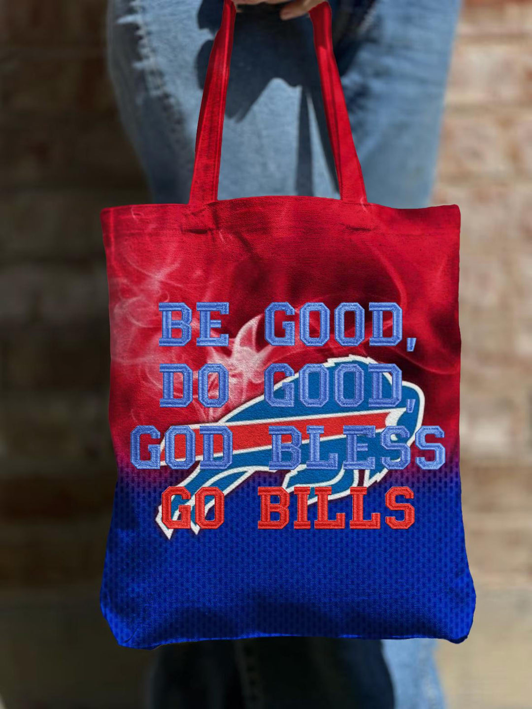 Buffalo Bills Schultertasche aus Canvas mit Reißverschluss