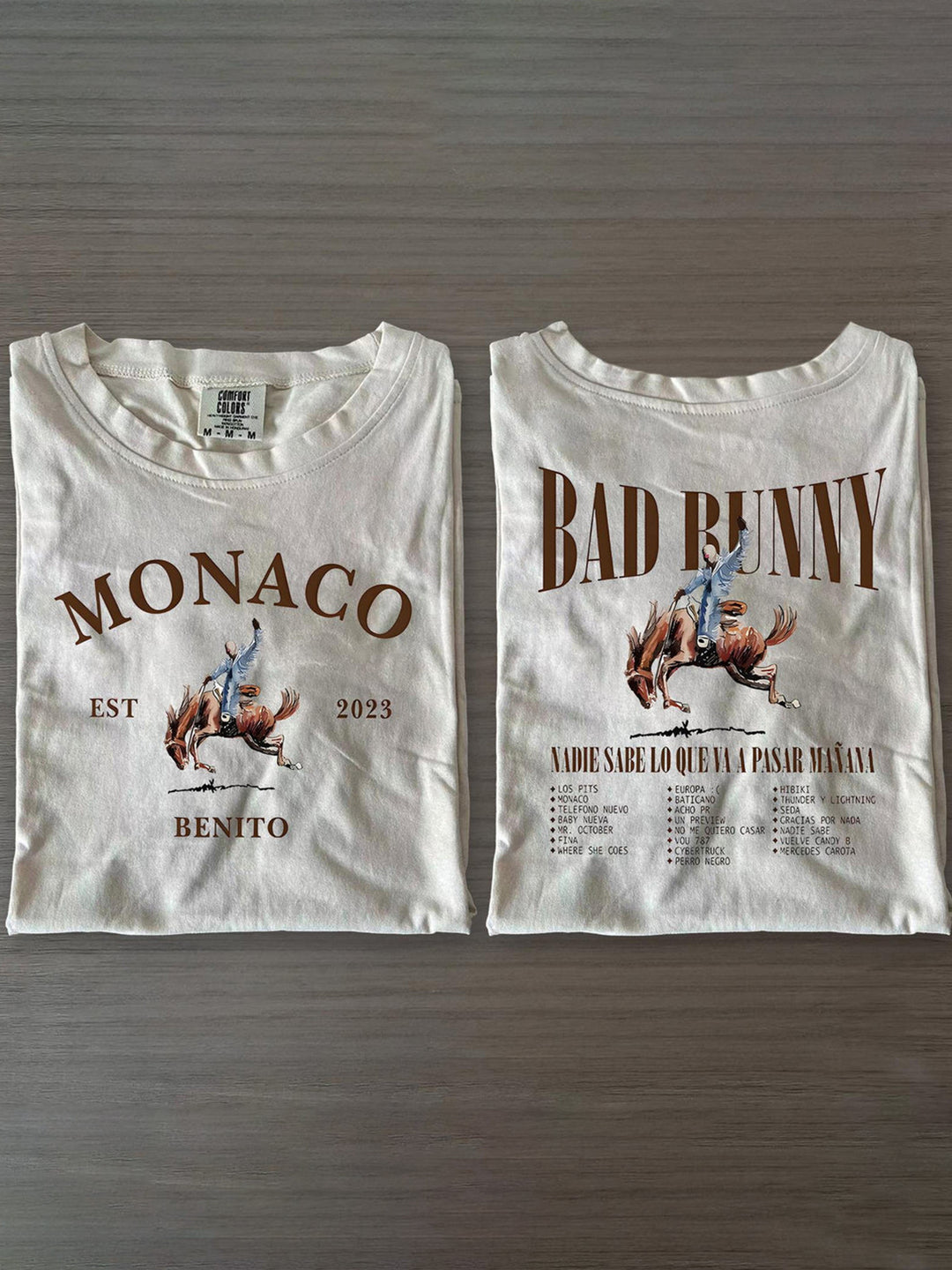 Cowboy Bad Bunny Monaco Shirt