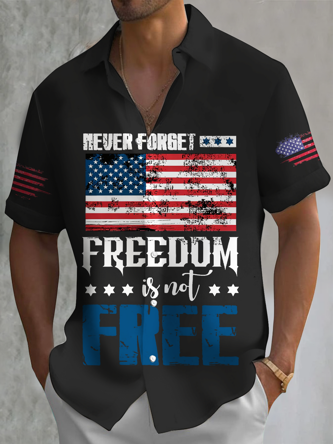 Men's Charlie Kirk Short Sleeve Shirts