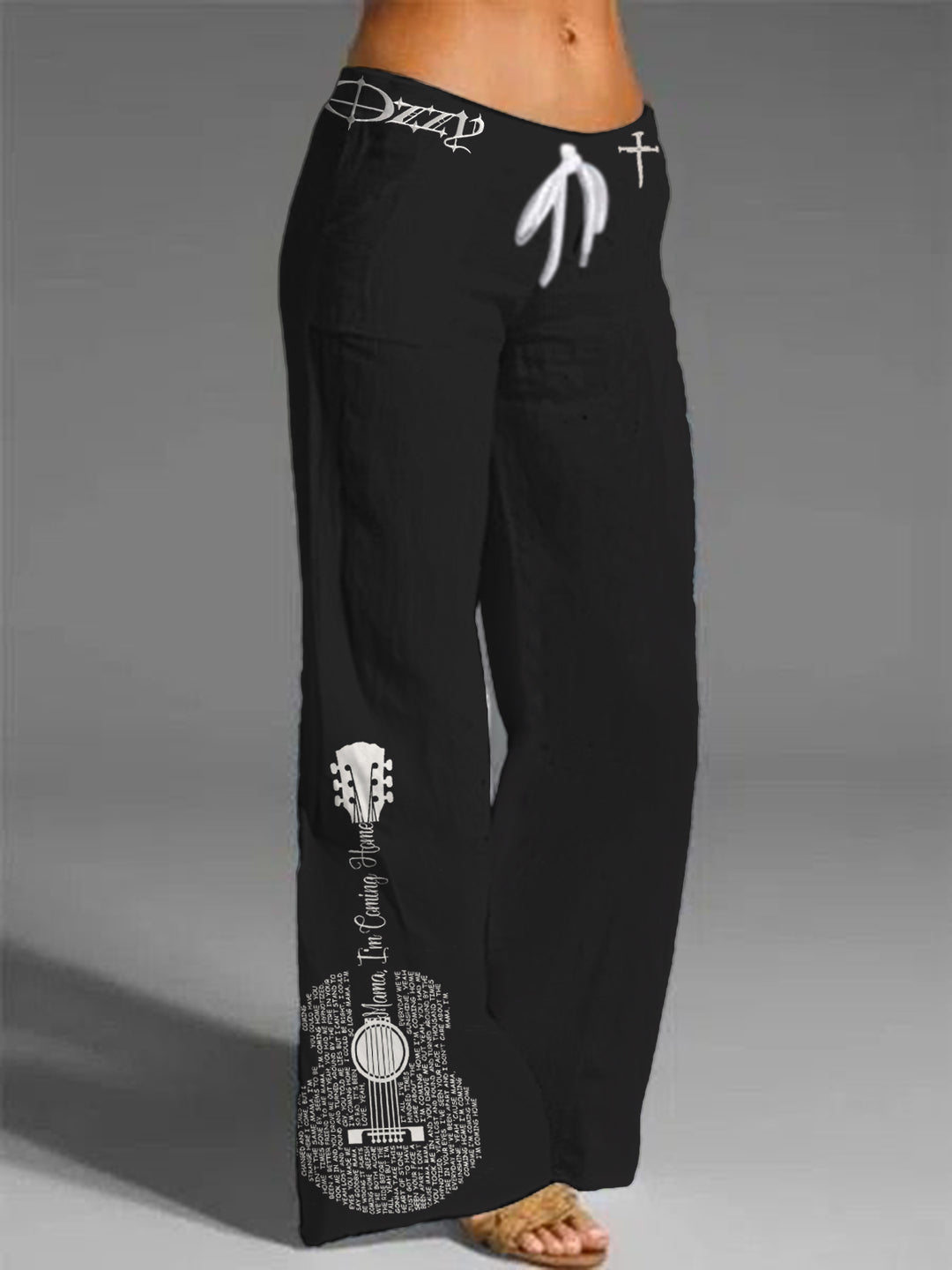 In Memory of Ozzy Osbourne Women's Printed Casual Pants