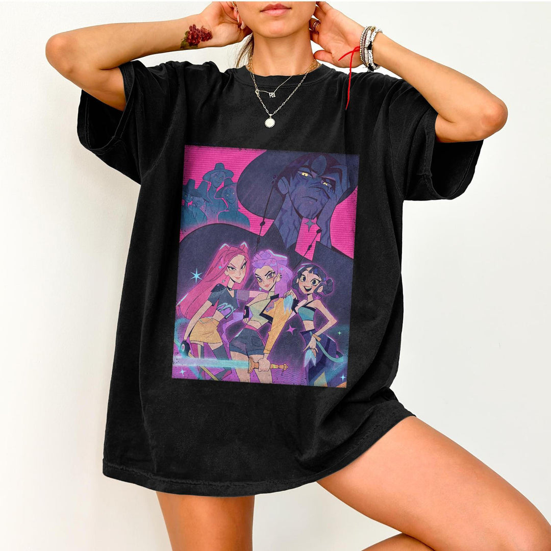 Demon Hunters Crew Neck T-shirts