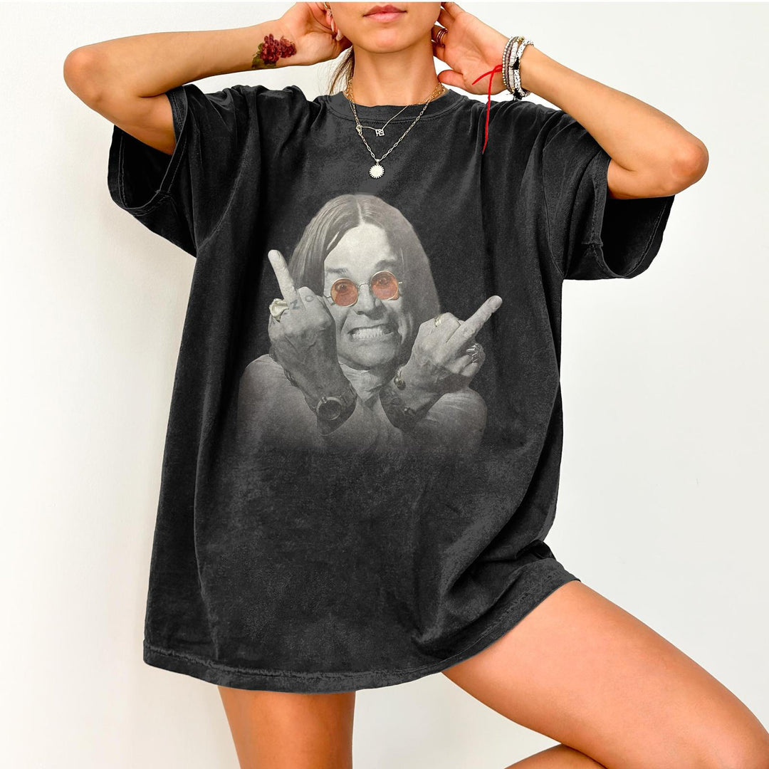 In Memory of Ozzy Osbourne Washed Cotton Short Sleeves
