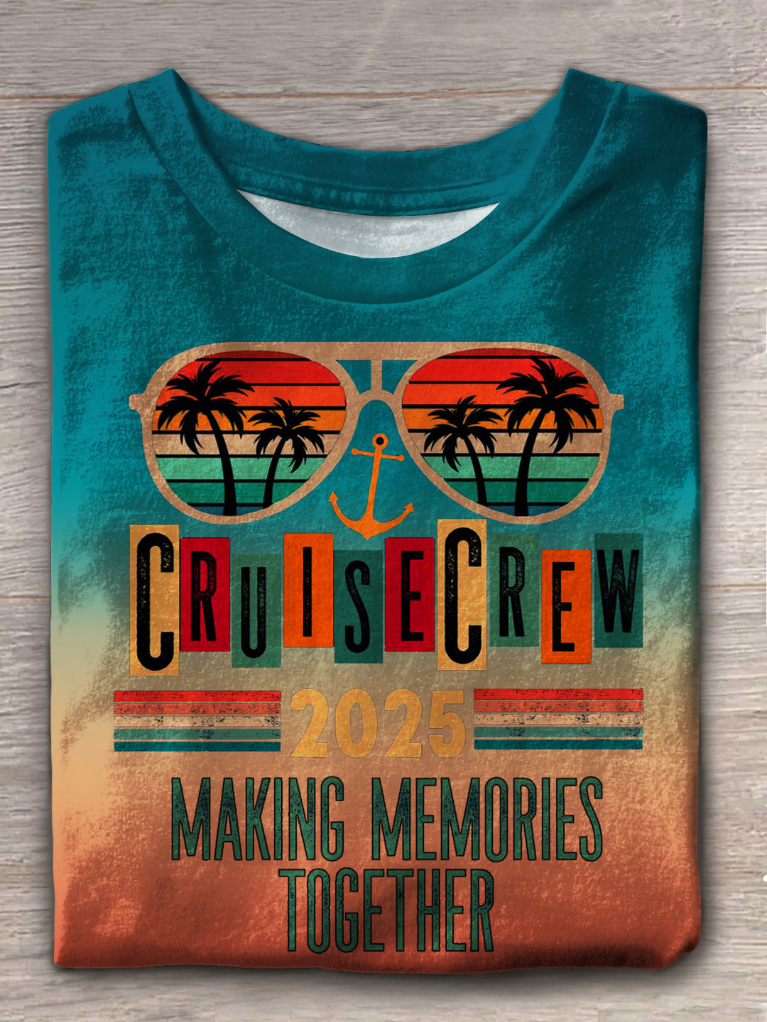 Making Memories Together Family Trip Crew Neck T-shirt