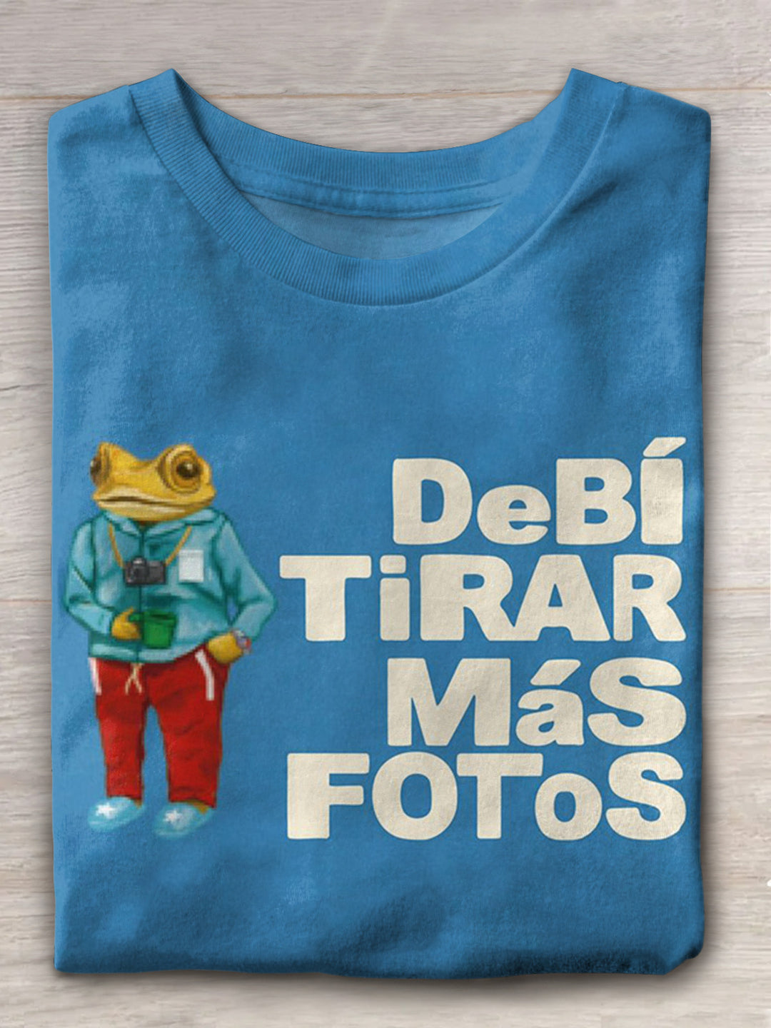 Debi Tirar Mas Fotos Music Fun Print Casual T-shirt