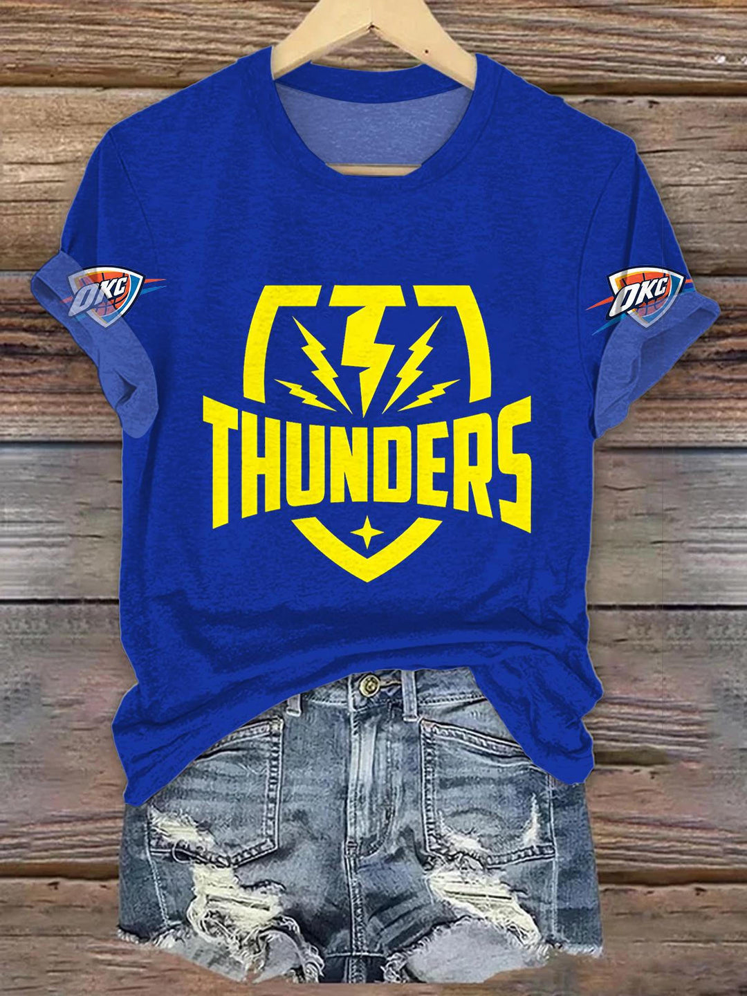 Thunder Team Clash Crew Neck T-shirt