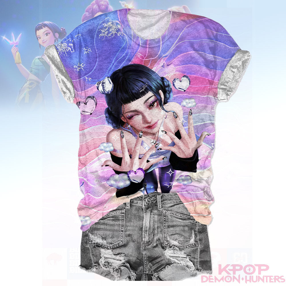 Demon Hunters Zoey Crew Neck T-shirt