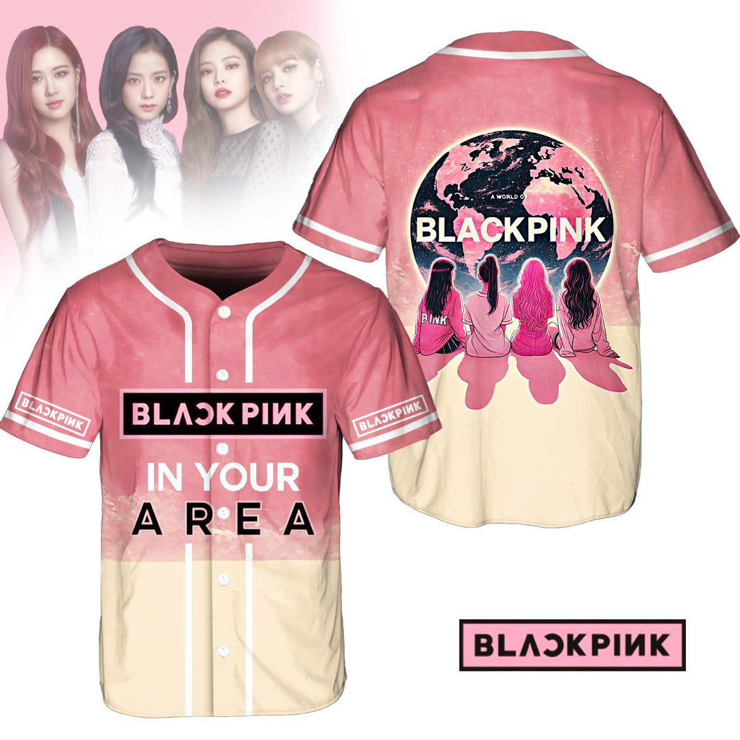 Blackpink Concert Print Baseball Jersey