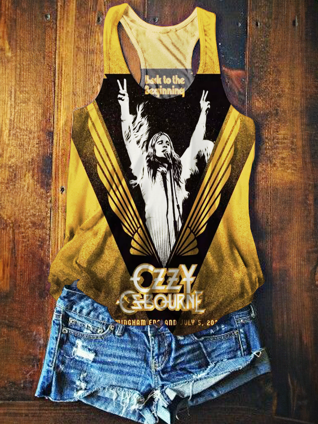 Ozzy Osbourne Birmingham 2025 Printed Casual Tank Top