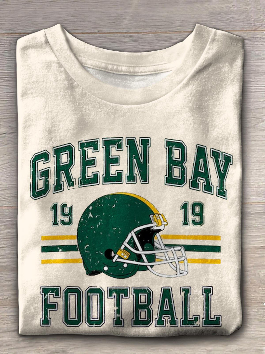 Vintage Green Bay Football Crew Neck T-shirt