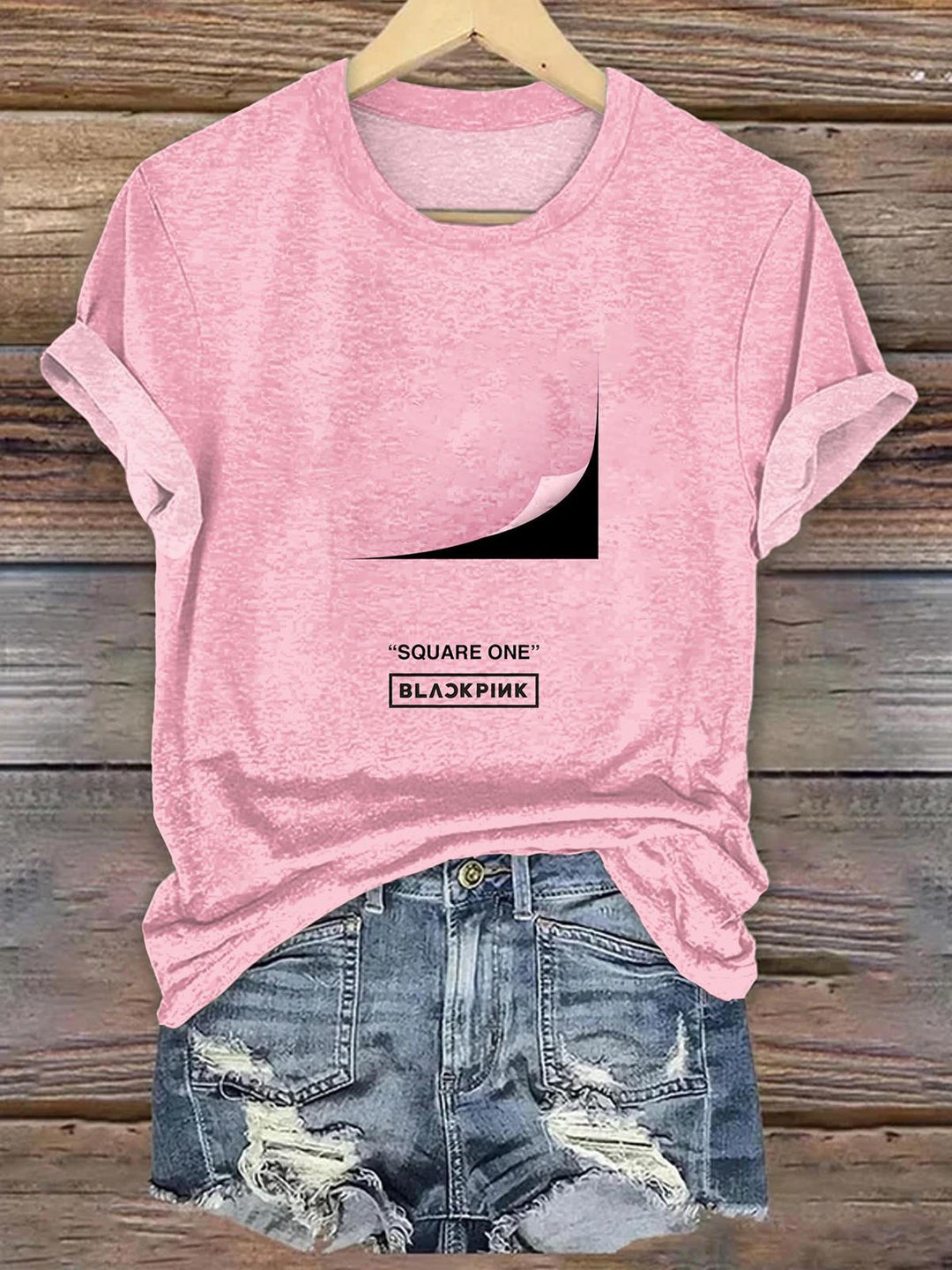 Blackpink Album Crew Neck T-shirt