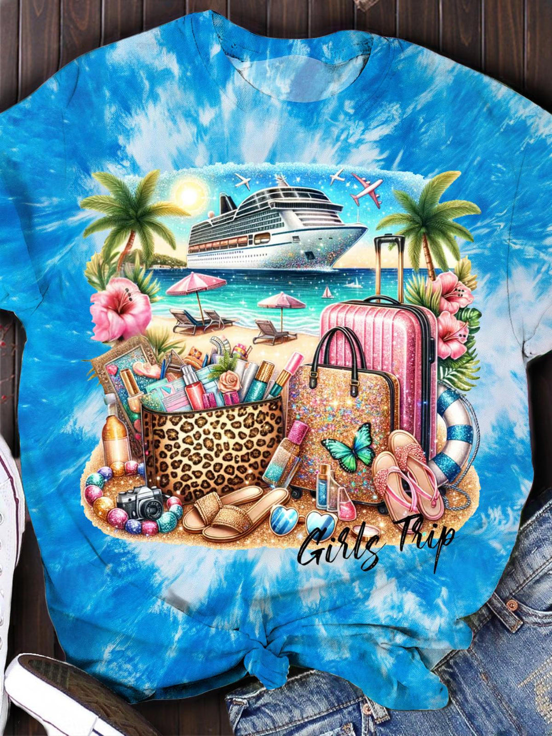 Girls Trip 2025 Cruise Vacation T-shirt