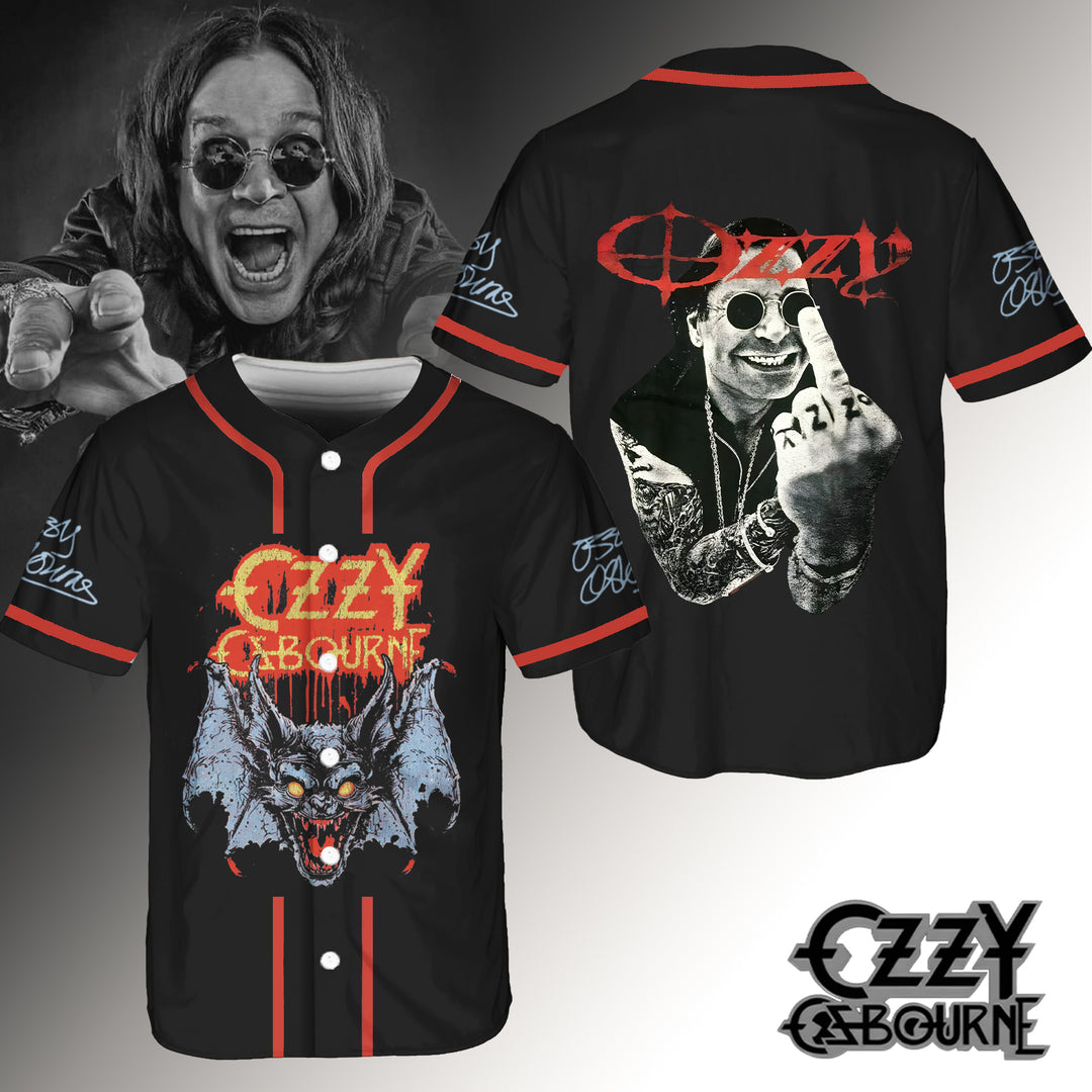 Ozzy Osbourne Baseball Jersey