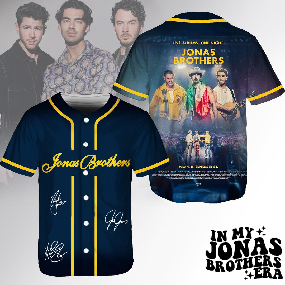 Jonas Brothers Concert Baseball Jersey