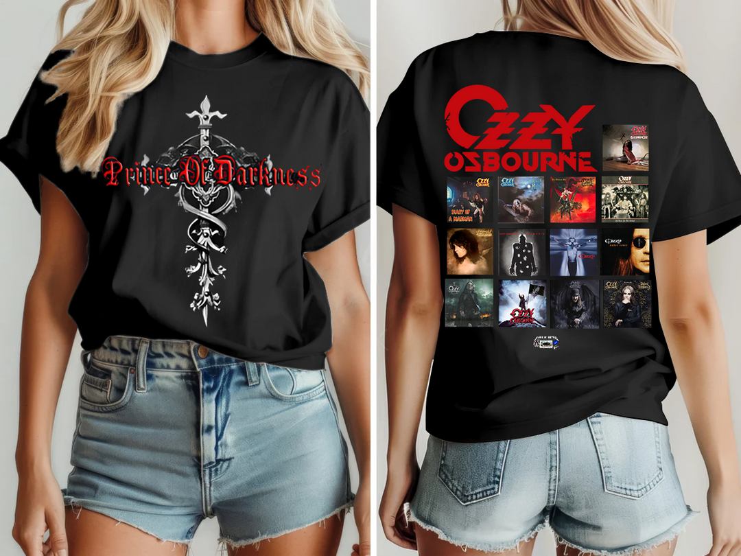 Ozzy Osbourne Rock Metal Unisex cotton crew neck T-shirt
