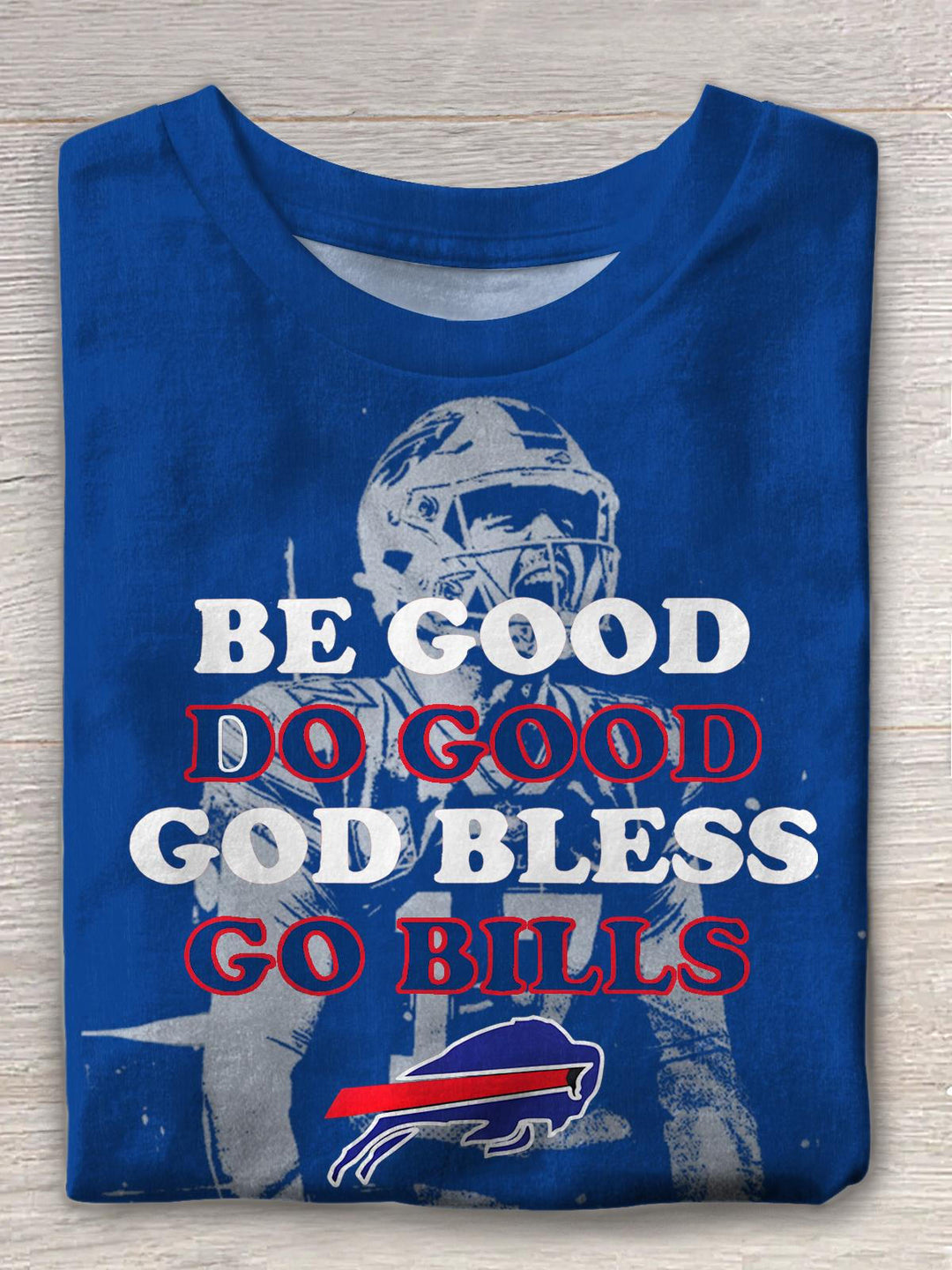 Josh Allen – T-Shirt mit Rundhalsausschnitt „Do Good Bless Bills“