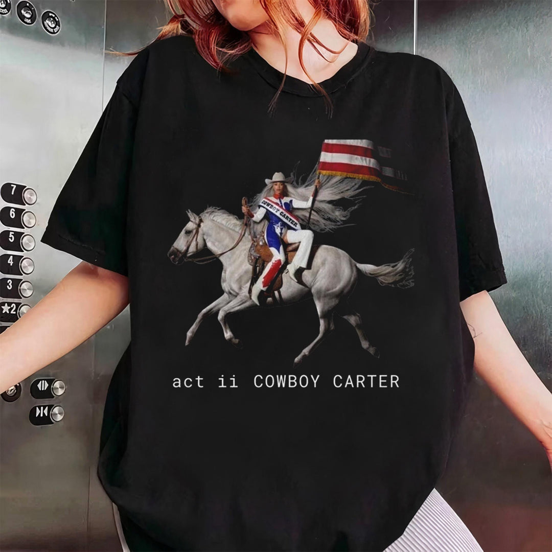 Beyonce Print Crew Neck T-shirt