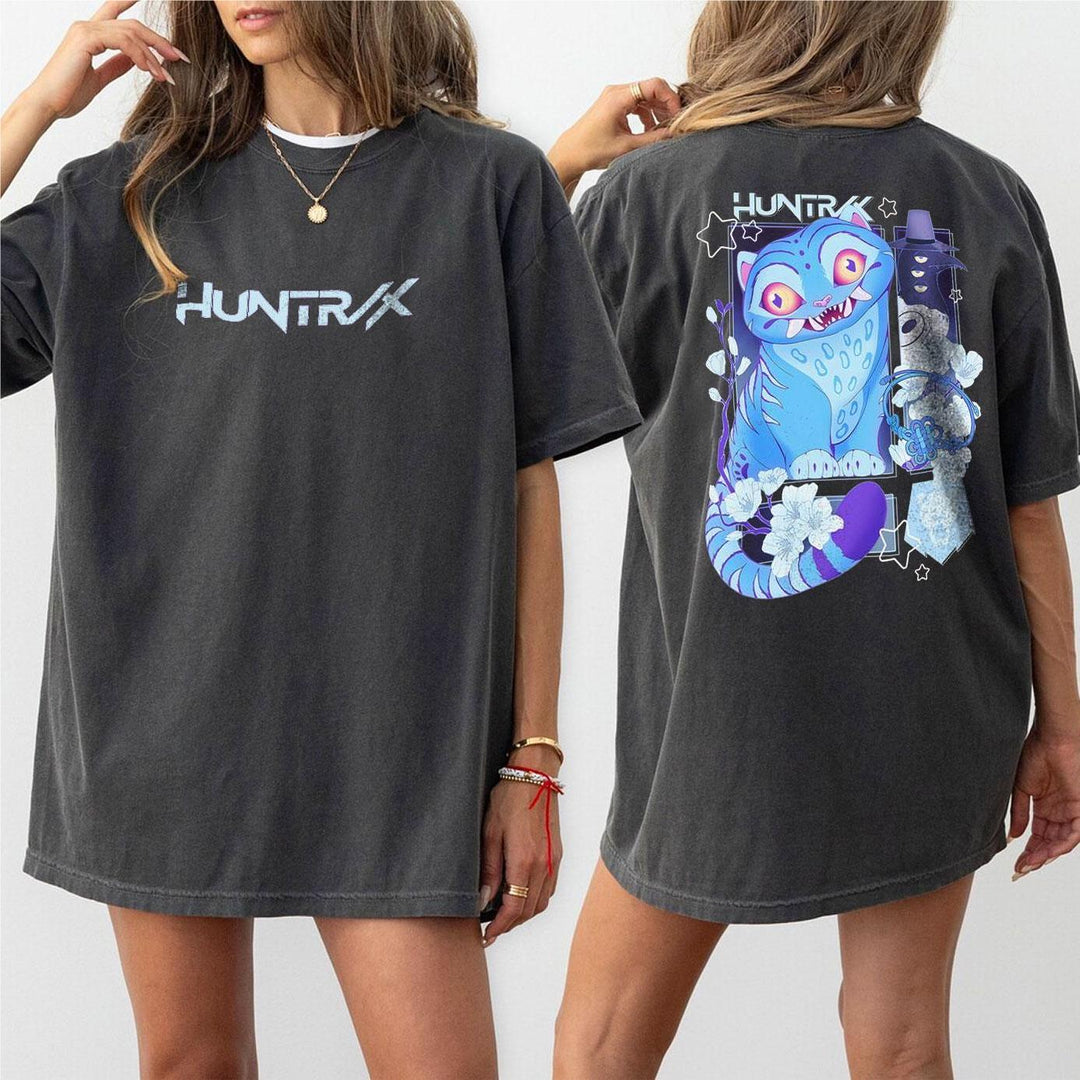 Huntrix Kpop Demo Movie Vintage Print Retro T-shirt